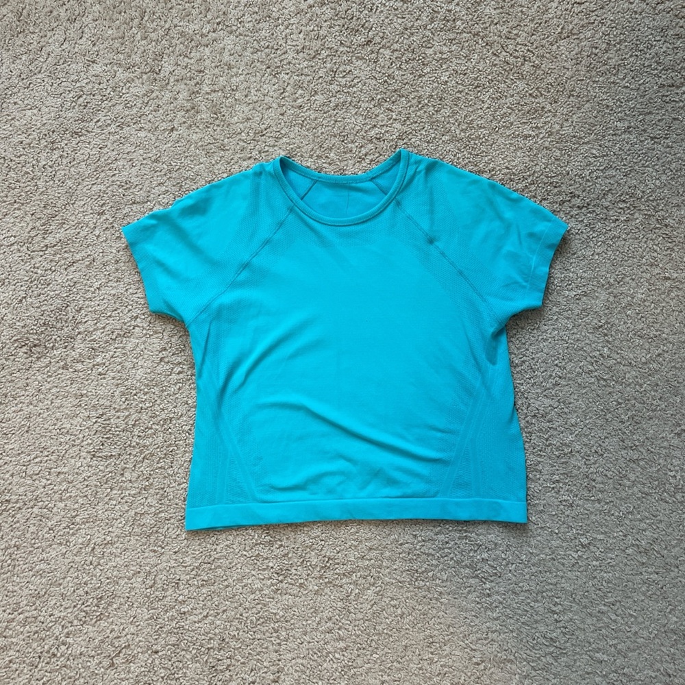 Aqua Athleta crop top